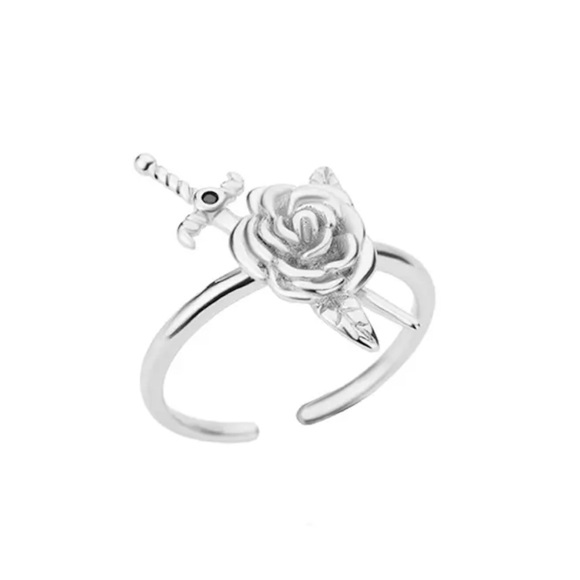 Enemies To Lovers Ring in Silver - Picture 3 of 3